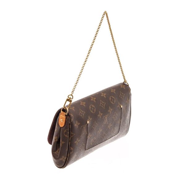Louis Vuitton Brown Monogram Canvas Favorite MM Crossbody Flap Bag - Picture 4 of 6